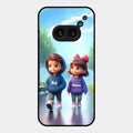 Couple Glass Case Cover For Nothing Phone 2A 5G
