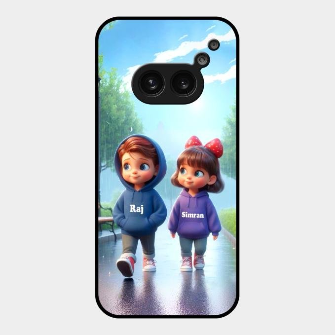 Couple Glass Case Cover For Nothing Phone 2A 5G