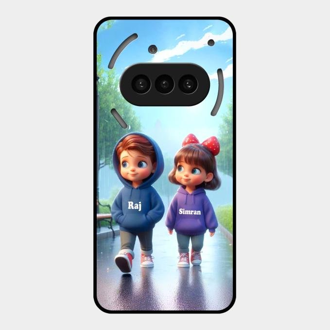 Couple Glass Case Cover For Nothing Phone 3A 5G