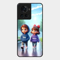 Couple Glass Case Cover For Oneplus 10R 5G
