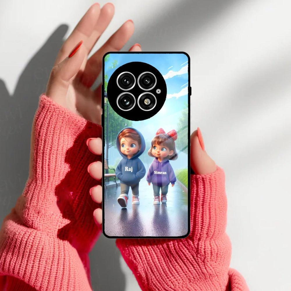 Couple Glass Case Cover For OnePlus - ShopOnCliQ