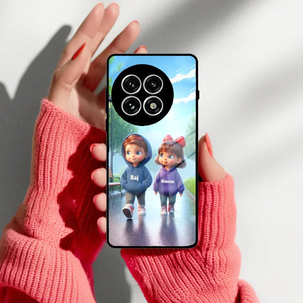 Couple Glass Case Cover For OnePlus - ShopOnCliQ