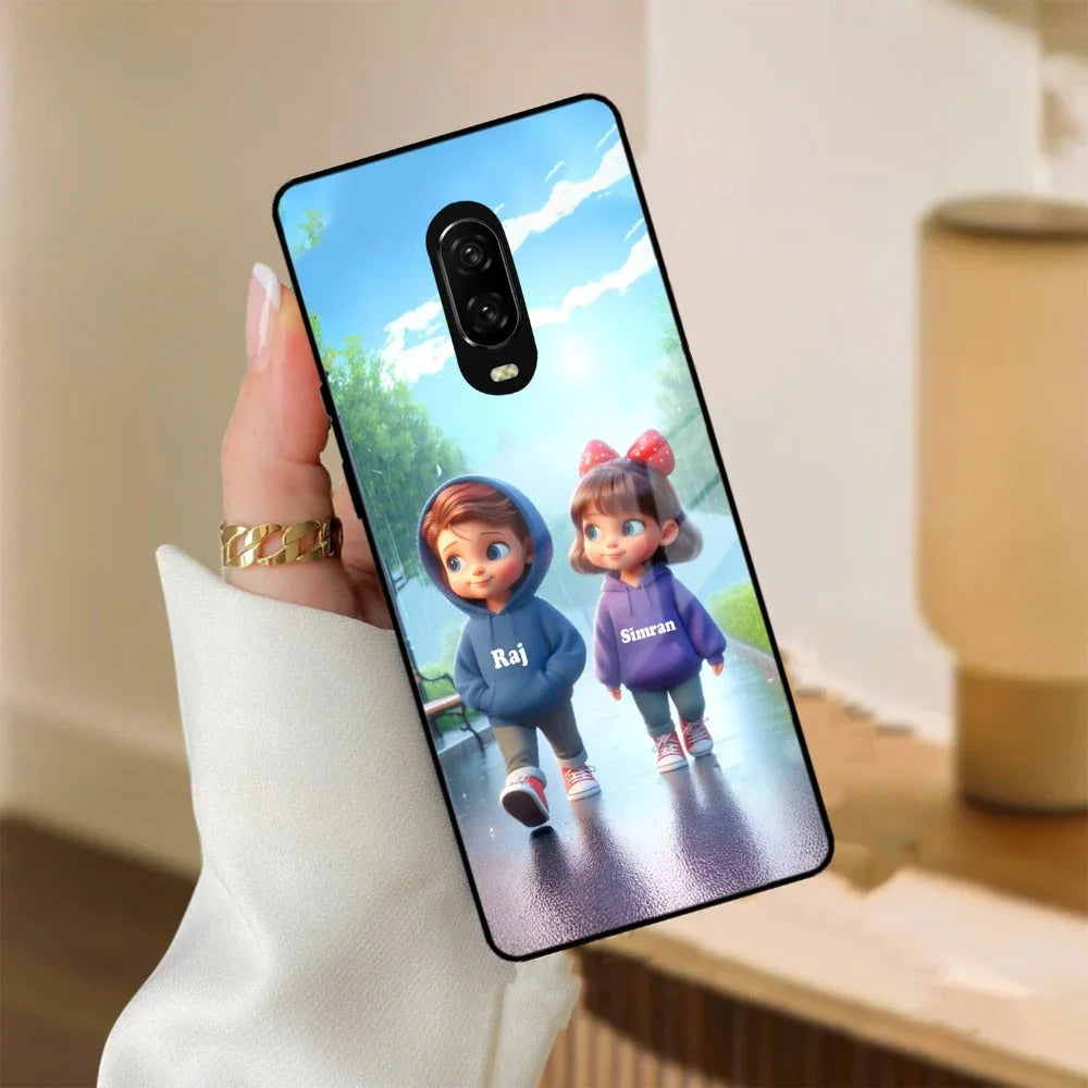 Couple Glass Case Cover For OnePlus - ShopOnCliQ