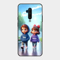 Couple Glass Case Cover For Oneplus 7T Pro