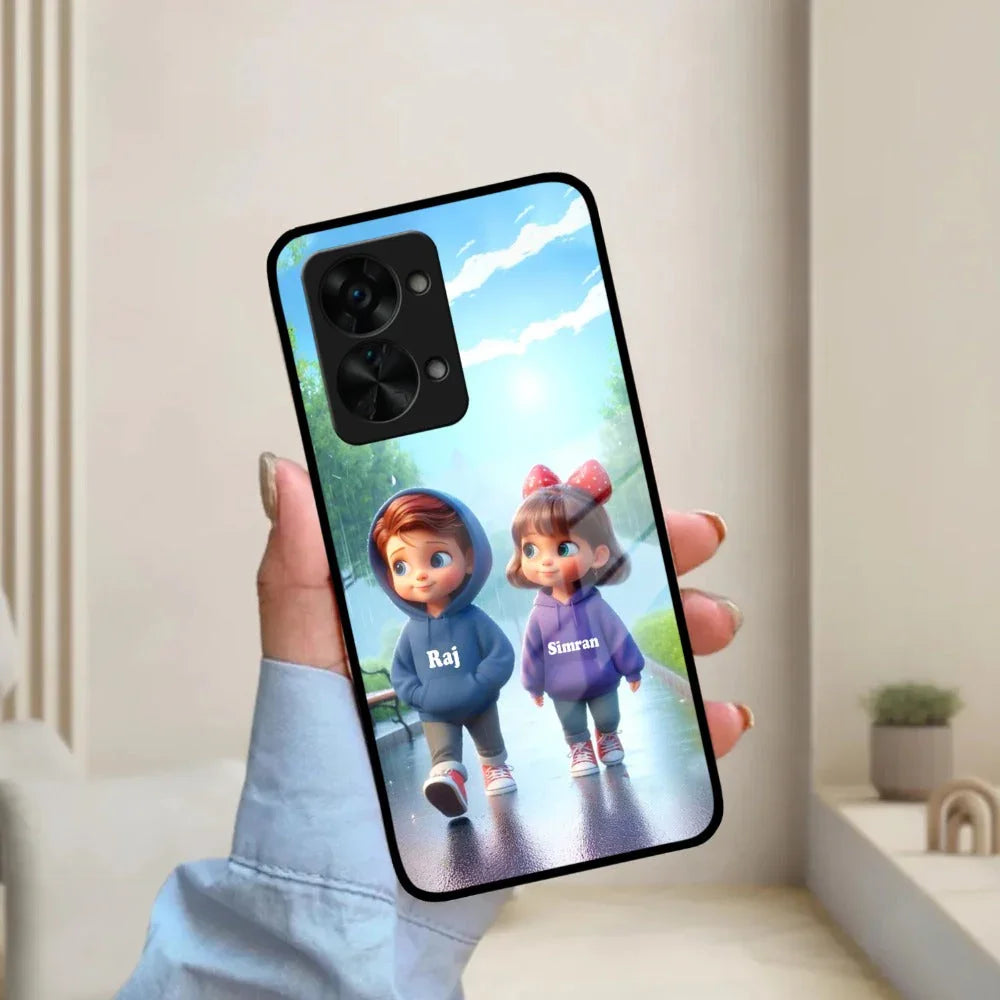 Couple Glass Case Cover For OnePlus - ShopOnCliQ