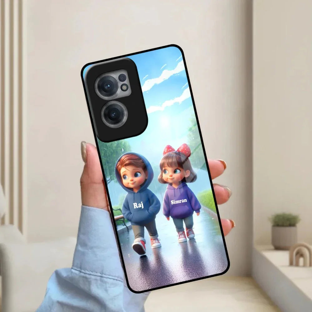 Couple Glass Case Cover For OnePlus - ShopOnCliQ