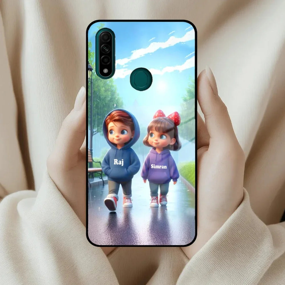 Couple Glass Case Cover For Oppo - ShopOnCliQ