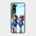Couple Glass Case Cover For Oppo A5 5G