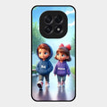 Couple Glass Case Cover For Oppo F29 5G