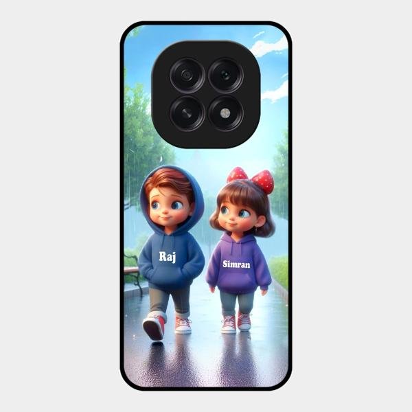 Couple Glass Case Cover For Oppo F29 5G