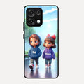 Couple Glass Case Cover For Oppo F31 5G