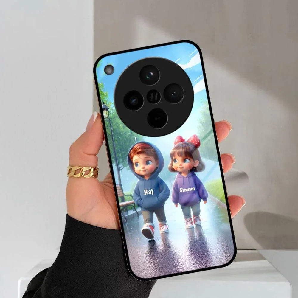 Couple Glass Case Cover For Oppo - ShopOnCliQ