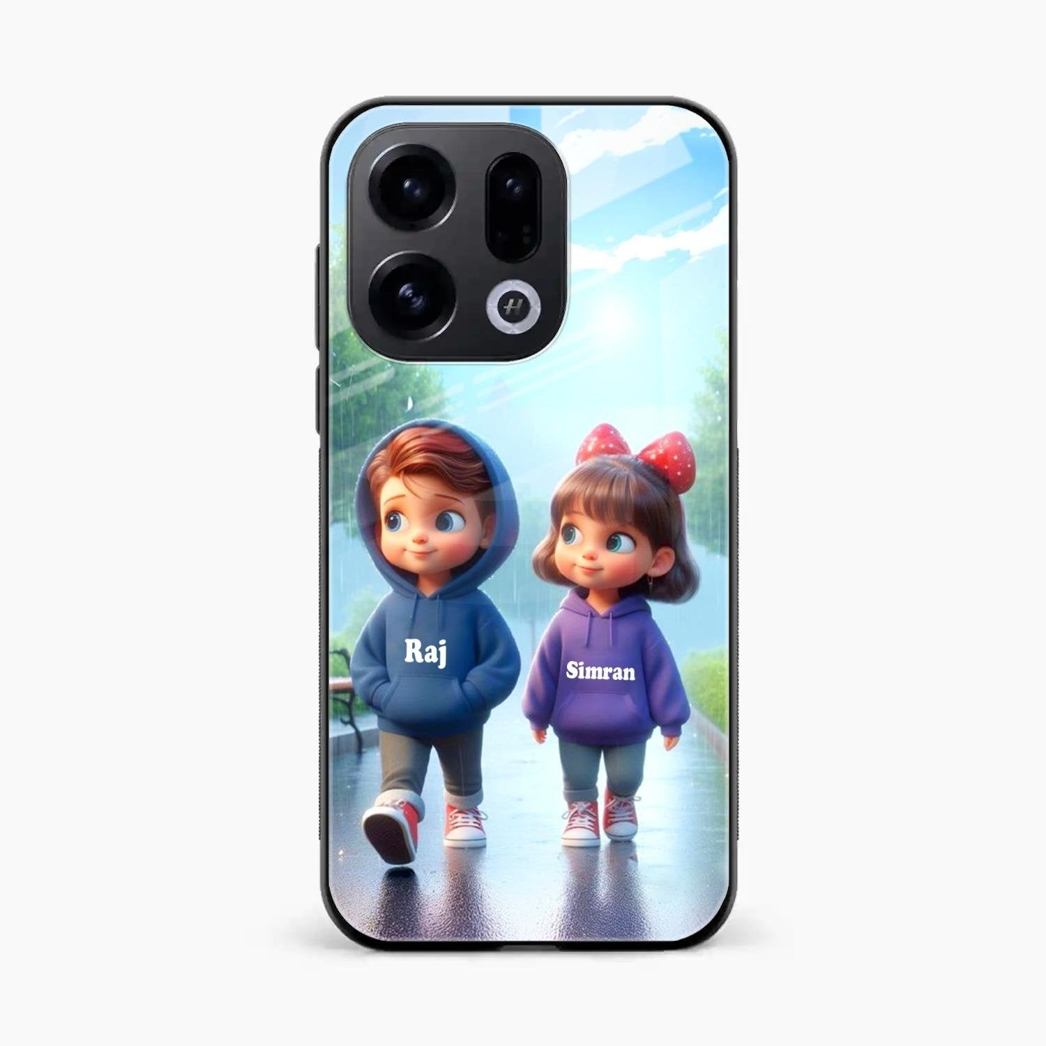 Couple Glass Case Cover For Oppo Find X9 5G