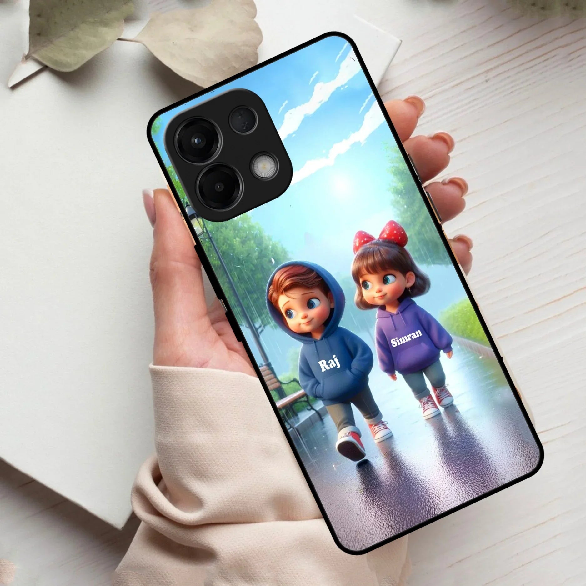 Couple Glass Case Cover For Oppo - ShopOnCliQ