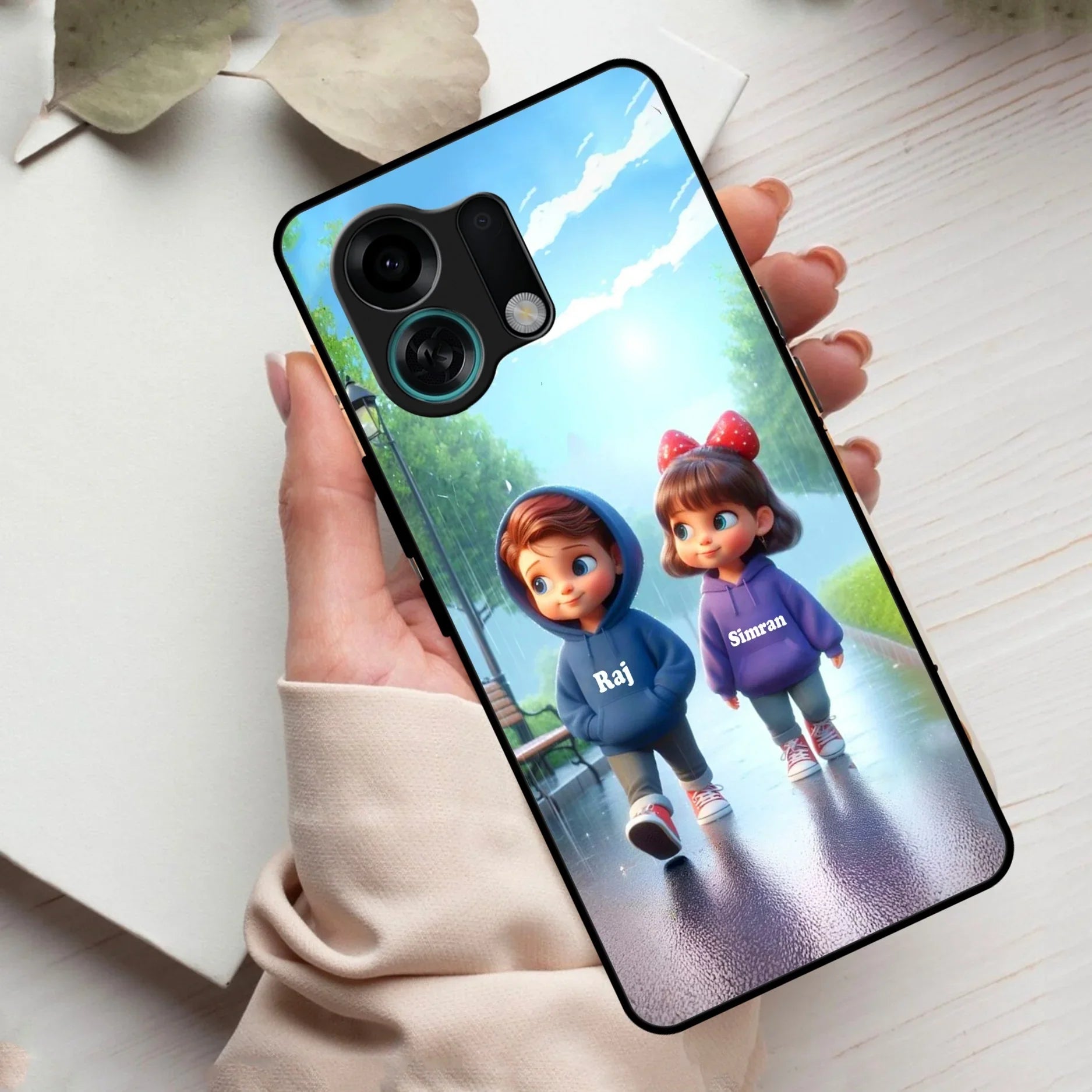 Couple Glass Case Cover For Oppo - ShopOnCliQ