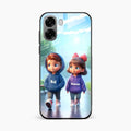 Couple Glass Case Cover For Oppo K14x 5G
