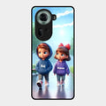 Couple Glass Case Cover For Oppo Reno 11 5G