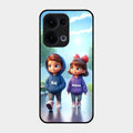 Couple Glass Case Cover For Oppo Reno 13 5G
