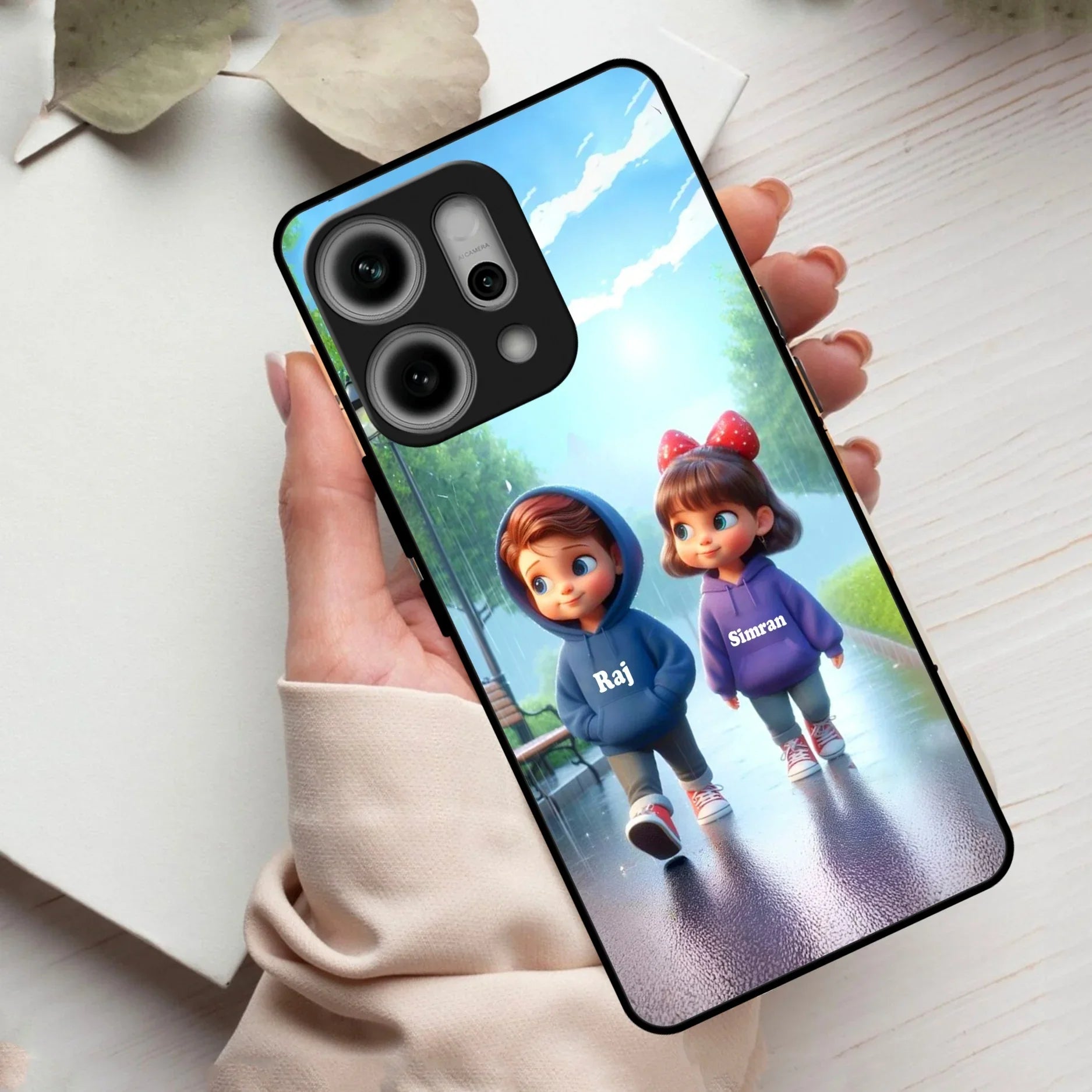 Couple Glass Case Cover For Oppo - ShopOnCliQ