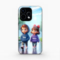 Couple Glass Case Cover For Oppo Reno 15 5G