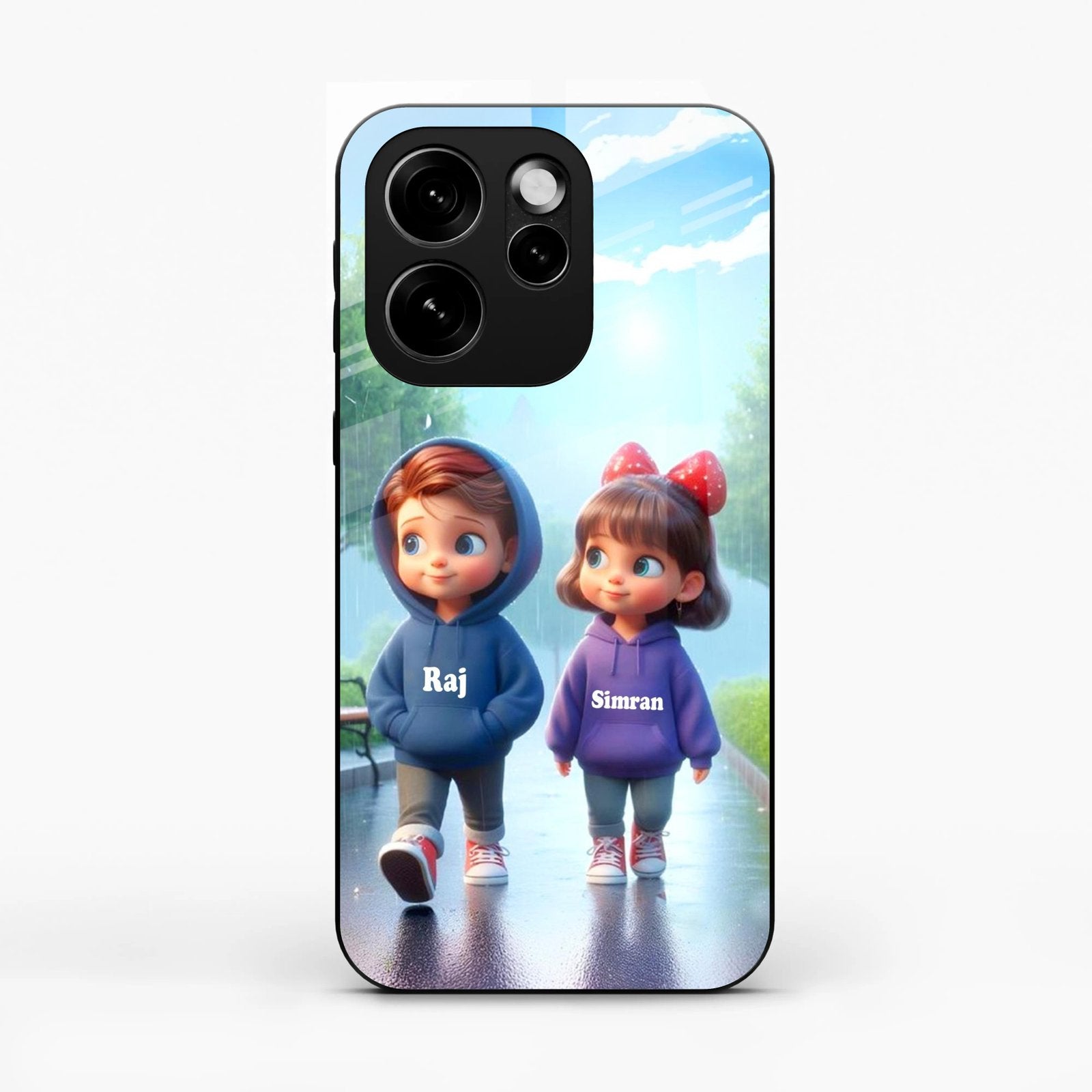 Couple Glass Case Cover For Oppo Reno 15 Pro 5G
