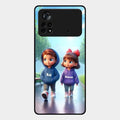 Couple Glass Case Cover For Poco X4 Pro 5G