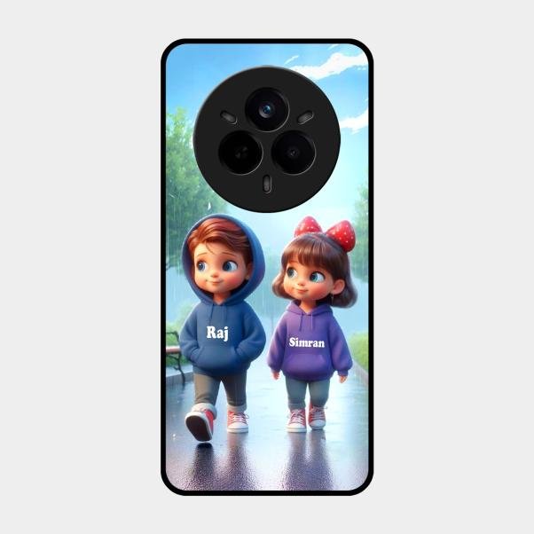 Couple Glass Case Cover For Realme 14 Pro Plus 5G