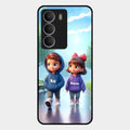 Couple Glass Case Cover For Realme P3 Lite 5G
