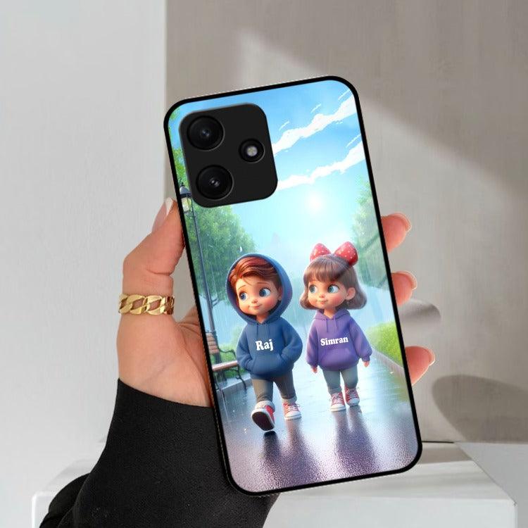 Couple Glass Case Cover For Redmi/Xiaomi - ShopOnCliQ