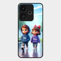 Couple Glass Case Cover For Redmi 13 5G