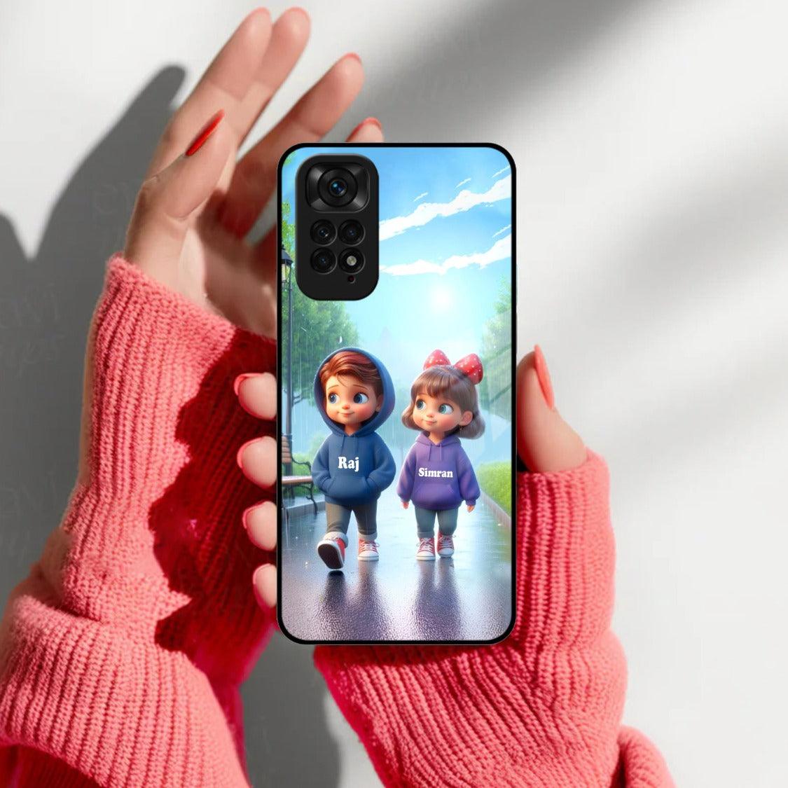 Couple Glass Case Cover For Redmi/Xiaomi - ShopOnCliQ
