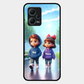 Couple Glass Case Cover For Redmi Note 12 5G