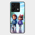 Couple Glass Case Cover For Redmi Note 13 Pro 5G
