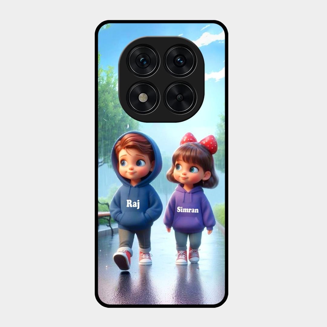 Couple Glass Case Cover For Redmi Note 15 Pro Plus 5G