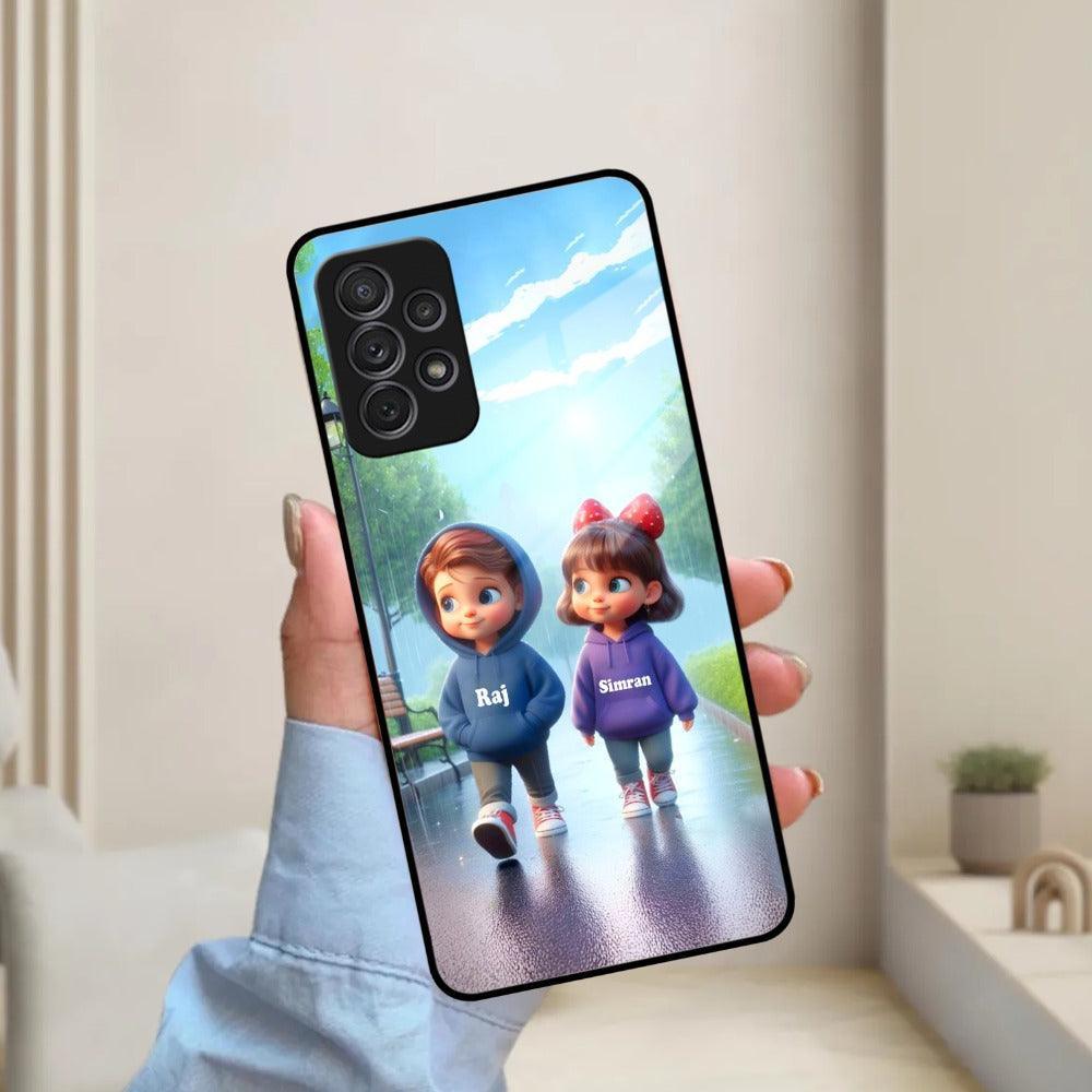 Couple Glass Case Cover For Samsung - ShopOnCliQ