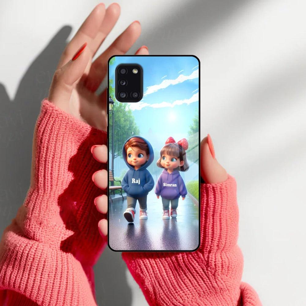 Couple Glass Case Cover For Samsung - ShopOnCliQ