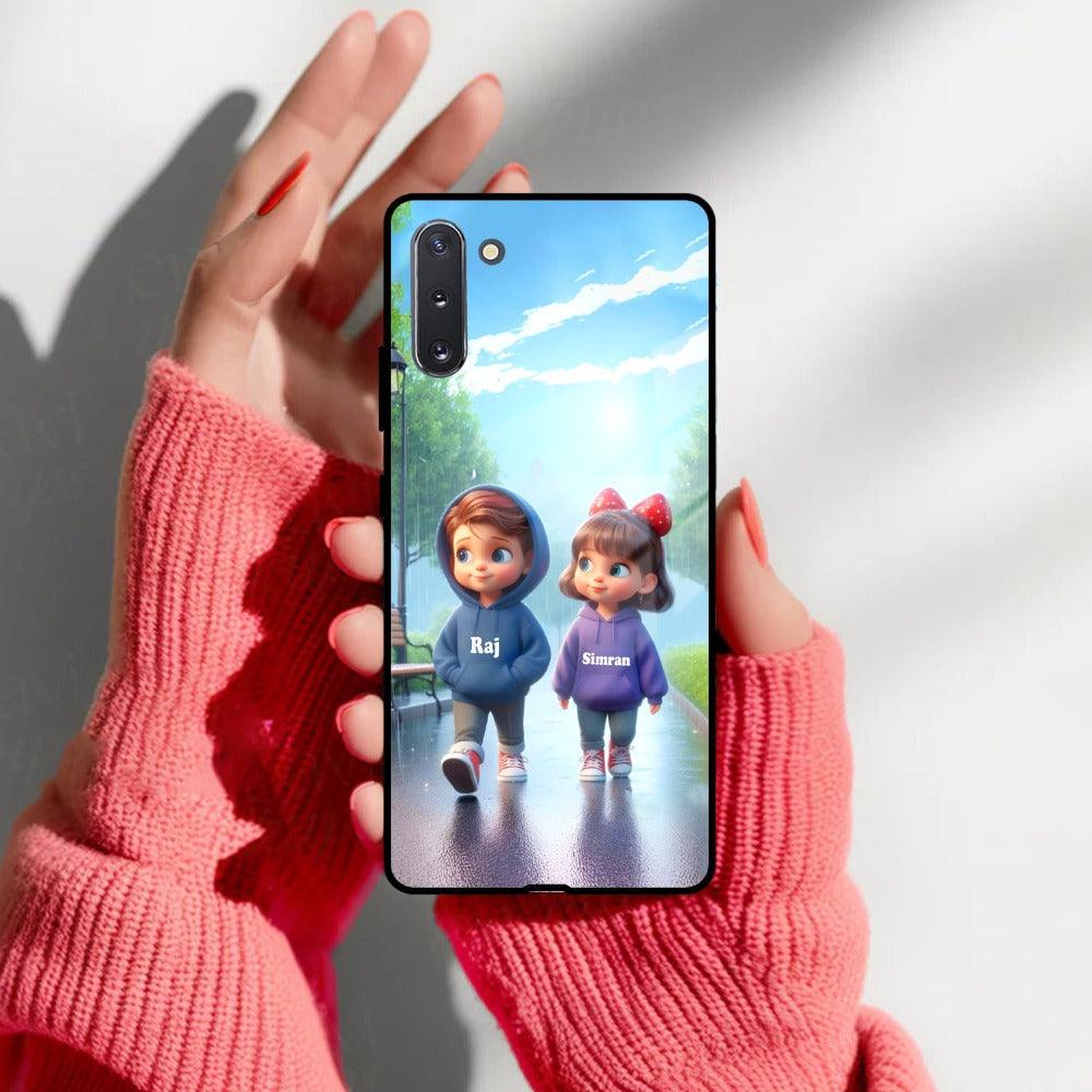 Couple Glass Case Cover For Samsung - ShopOnCliQ