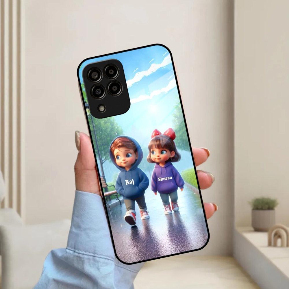 Couple Glass Case Cover For Samsung - ShopOnCliQ