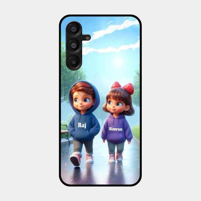 Couple Glass Case Cover For Samsung Galaxy A16 5G