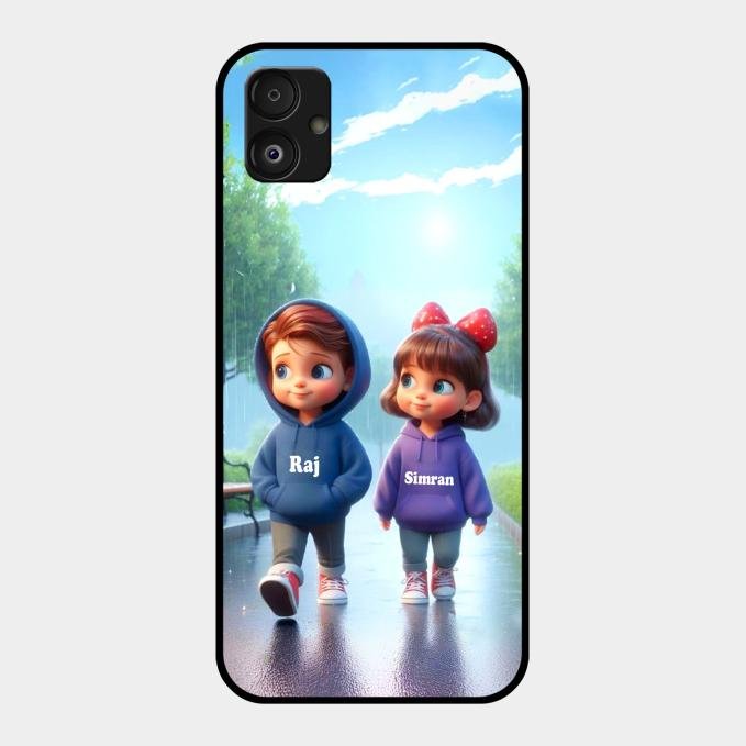 Couple Glass Case Cover For Samsung Galaxy F14 5G