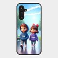 Couple Glass Case Cover For Samsung Galaxy F16 5G