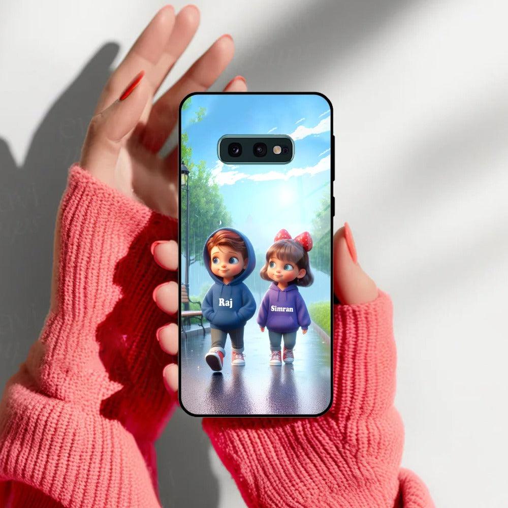 Couple Glass Case Cover For Samsung - ShopOnCliQ