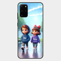 Couple Glass Case Cover For Samsung Galaxy S20 Plus