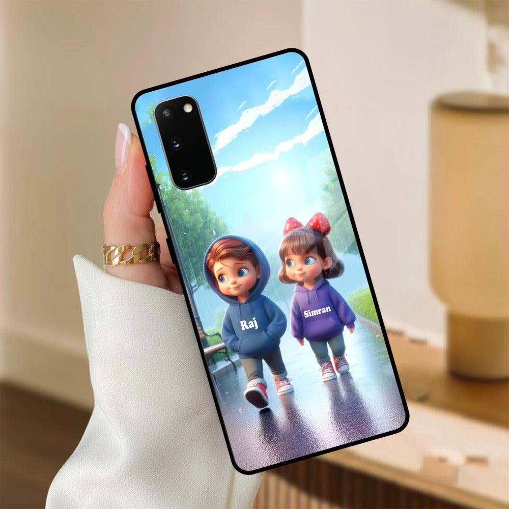 Couple Glass Case Cover For Samsung - ShopOnCliQ