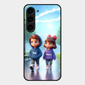 Couple Glass Case Cover For Samsung Galaxy S23 5G