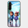 Couple Glass Case Cover For Samsung Galaxy S23 Fe 5G