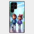 Couple Glass Case Cover For Samsung Galaxy S24 Ultra 5G