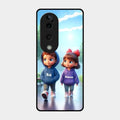 Couple Glass Case Cover For Vivo T3 Ultra