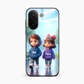 Couple Glass Case Cover For Vivo V60e 5G