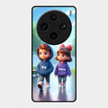 Couple Glass Case Cover For Vivo X100 Pro 5G